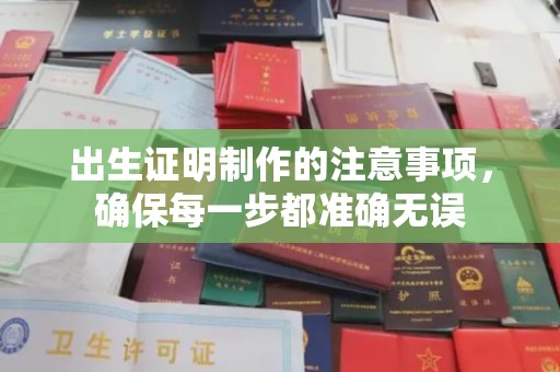 满城出生证明制作的注意事项，确保每一步都准确无误