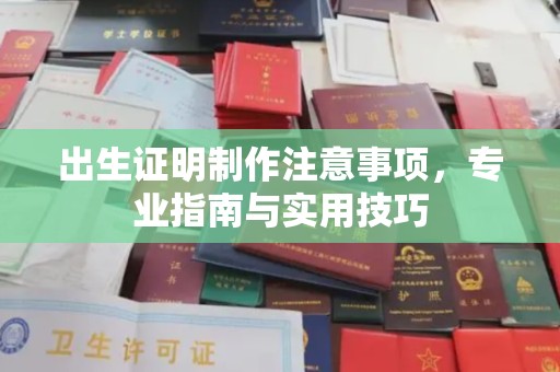 满城出生证明制作注意事项，专业指南与实用技巧