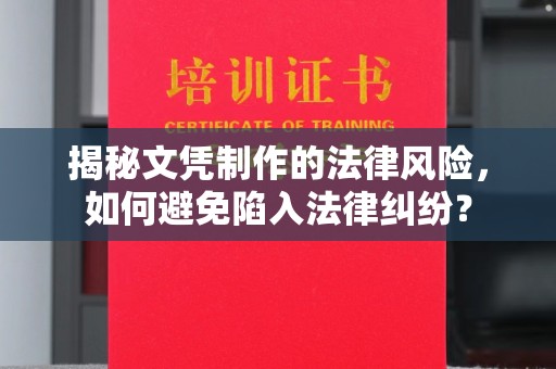 满城揭秘文凭制作的法律风险，如何避免陷入法律纠纷？