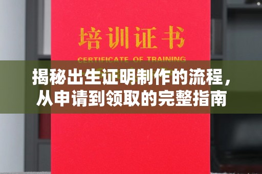 满城揭秘出生证明制作的流程，从申请到领取的完整指南