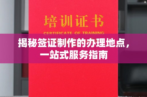 满城揭秘签证制作的办理地点，一站式服务指南